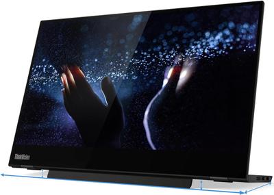 Lenovo ThinkVision M14t (14-Inch 1080p Portable Touchscreen IPS/60Hz/6ms/USB-C Single Cable)