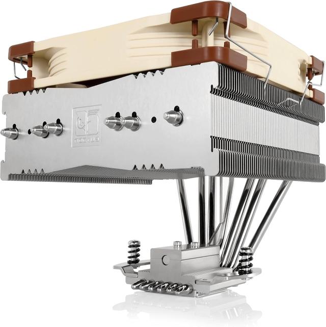 Noctua NH-C14S top-flow CPU cooler with NF-A14 140mm fan in beige and brown