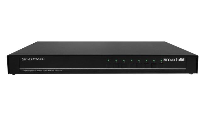 SmartAVI SM-EDPN-8S-S 8-Port Single-Head DisplayPort KVM Switch