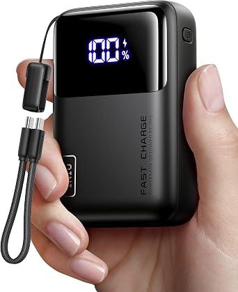 INIU Laptop Power Bank (20,000mAh/65W Fast Charging/3-Output/Digital Display)