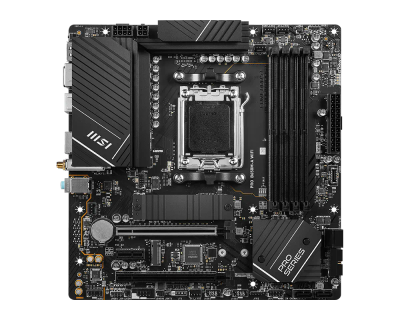 MSI PRO B650M-A WiFi (AM5/AMD B650/mATX/Two M.2 Slots/Wi-Fi 6E/2.5G LAN)