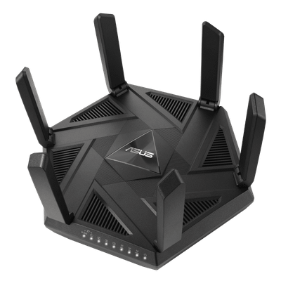ASUS RT-AXE7800 (WiFi 6E/Tri-Band Standard Router/7.8Gbps Top Combined Speed/Competitively Priced)