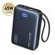 INIU Portable Charger (20,000mAh/45W PD Fast Charging/Built-In USB-C Cable/Charges 3 Devices at Once/Compact TinyCell Design)