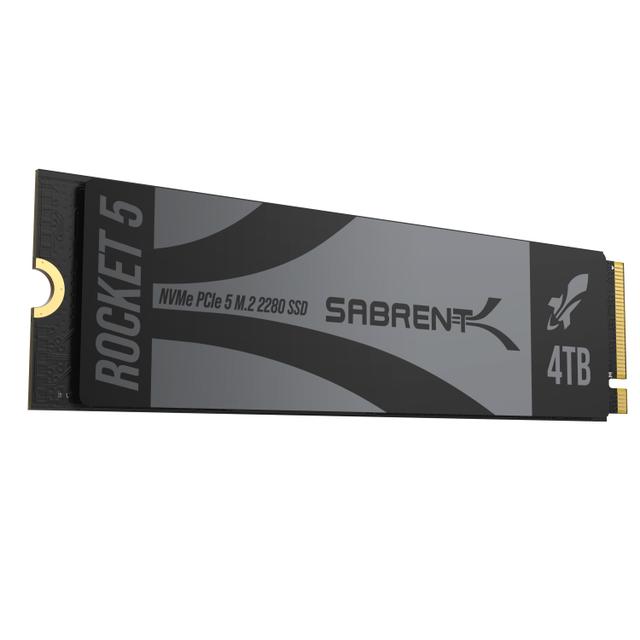 Sabrent Rocket 5 4TB PCIe 5.0 NVMe SSD