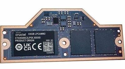 Crucial LPCAMM2 CT32G85C2LP5 (32GB Single Module/LPDDR5X 8533MT/s/CAMM2 Form Factor/Laptop Memory)