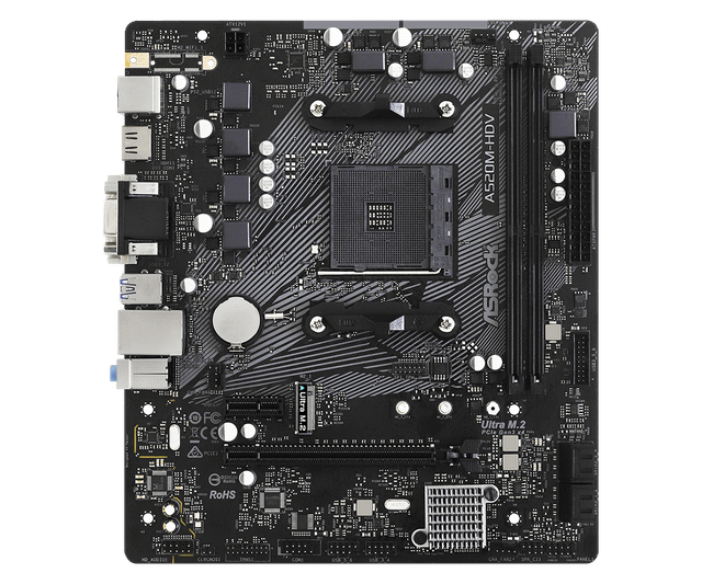 ASRock A520M-HDV motherboard