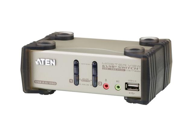 ATEN CS1732B 2-Port PS/2-USB VGA/Audio KVMP Switch with OSD