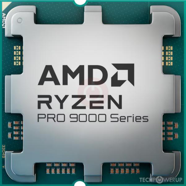 AMD Ryzen 7 PRO 9755X3D processor chip