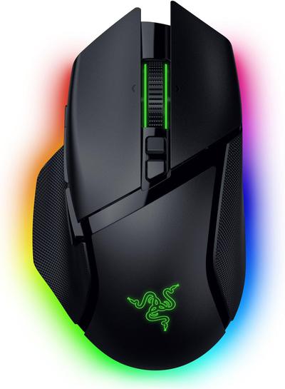 Razer Basilisk V3 Pro 35K (Wireless/Right-Handed/Ergonomic with Thumb Rest/112g/Focus Pro 35K Optical up to 35,000 DPI/4000Hz/90hr Battery/Optical Switches)