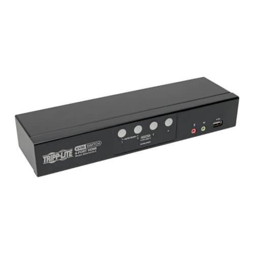 Tripp Lite B004-HUA4-K 4-Port HDMI/USB KVM Switch with Audio