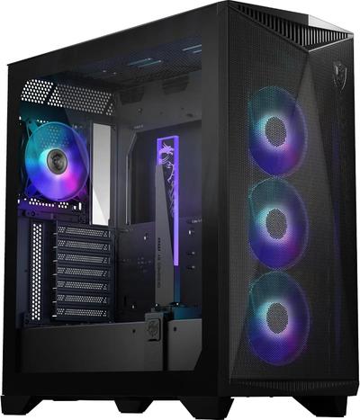 MSI MPG Gungnir 300R (Mid-Tower ATX/Tempered Glass Panorama/4x 120mm ARGB Fans Included/Value Showcase)