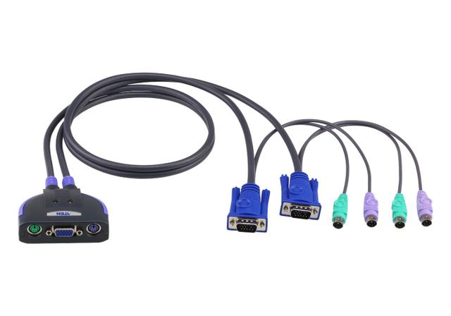 ATEN CS62S 2-Port PS/2 VGA Cable KVM Switch