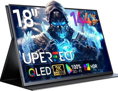 UPERFECT K118 (15.6-Inch 1080p Portable IPS/60Hz/USB-C Single Cable/Built-In Battery)