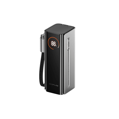 EcoFlow RAPID Pro Power Bank with 67W Wall Plug (10,000mAh/3-in-1/Built-in USB-C Cable)