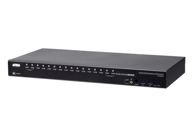 ATEN CS19216 16-port USB 3.0 4K DisplayPort rack-mount KVM switch