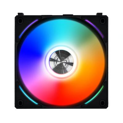 Lian Li UNI FAN AL120 (120mm/64.5 CFM/2.3 mmH2O Static Pressure/1900 RPM Max/28.3 dBA/Fluid Dynamic Bearing/ARGB/PWM)