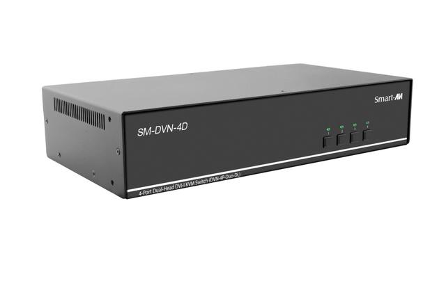 SmartAVI SM-DVN-4D-S 4-Port Dual Display DVI-D KVM with USB