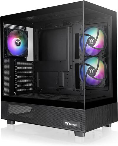 Thermaltake View 270 Plus TG ARGB (Dual-Chamber Mid-Tower ATX/Tri-Panel Tempered Glass/3x 120mm ARGB Fans/360mm Radiator Support)