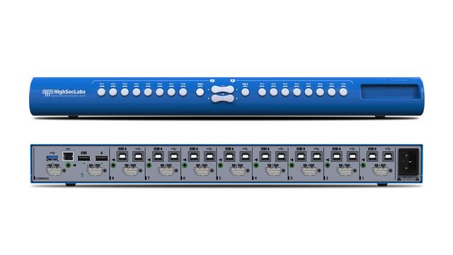 TEMPEST Certifiable Secure SX82PHU-4T 8x2 mini-matrix KVM