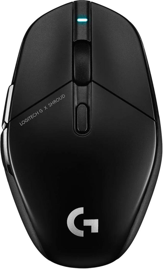 Logitech G303 Shroud Edition wireless gaming mouse in black