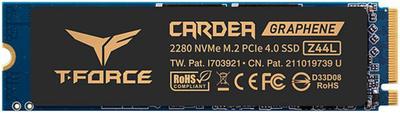 TeamGroup T-Force Cardea Zero Z44L (PCIe 4.0 NVMe/7,400 MB/s Read/6,500 MB/s Write/Slim DRAMless Budget Pick)