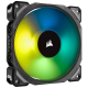 Corsair ML120 PRO RGB (120mm/75.0 CFM/4.2 mmH2O Static Pressure/2400 RPM Max/37 dBA/Magnetic Levitation Bearing/RGB/PWM)