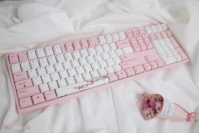 Varmilo VA108M mechanical keyboard with Cherry MX switches, PBT keycaps