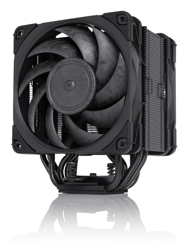 Noctua NH-U12A chromax.black single-tower CPU air cooler with dual 120mm fans