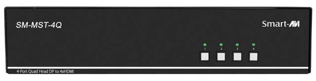 SmartAVI SM-MST-4Q 4-Port Quad-Head Multi-Screen Transport KVM Switch