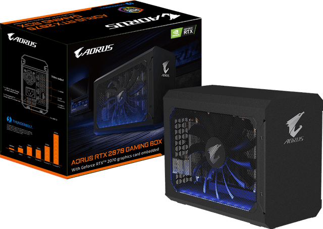 GIGABYTE AORUS RTX 2070 Gaming Box compact Thunderbolt 3 eGPU enclosure