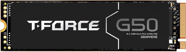 TeamGroup T-Force G50 M.2 2280 NVMe gaming SSD with graphene heat spreader