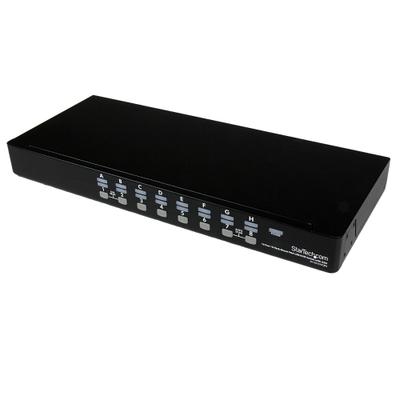 StarTech SV1631DUSBU (VGA / 16 Computers / 1U Rackmount / USB 2.0 Hub / OSD)