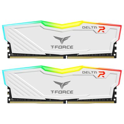 TeamGroup T-Force Delta RGB TF4D416G2666HC15BDC01 (16GB (2x8GB)/DDR4 2666MHz/CL15/RGB White)
