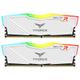 TeamGroup T-Force Delta RGB TF4D416G2666HC15BDC01 (16GB (2x8GB)/DDR4 2666MHz/CL15/RGB White)