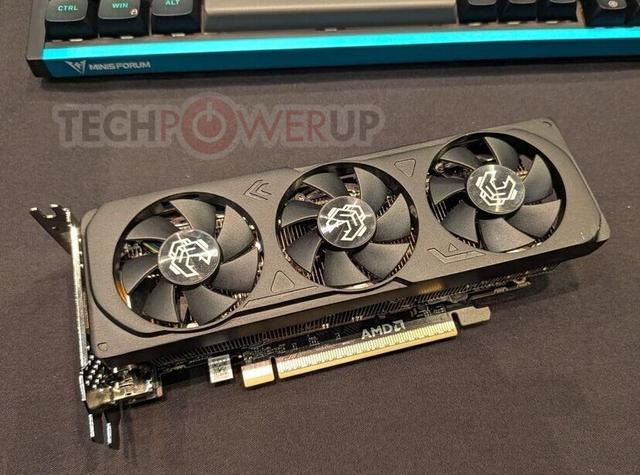 AMD Radeon RX 9060 XT low-profile graphics card for small form factor builds