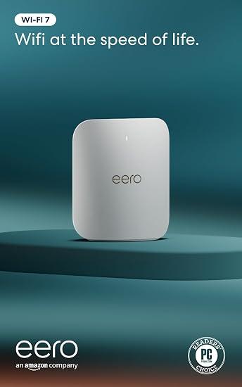 Amazon eero Pro 7 (WiFi 7/Mesh System/Tri-Band/BE10800/2.5G Ports)