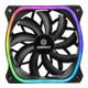 Enermax SquA RGB (120mm/74.9 CFM/1.9 mmH2O Static Pressure/1500 RPM Max/22.6 dBA/Twister Bearing/RGB/PWM)