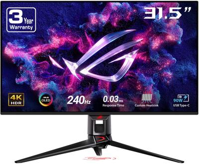 ASUS ROG Swift PG32UCDM (32-Inch 4K QD-OLED/240Hz/0.03ms/99% DCI-P3/True Black 400/Tandem Panel)