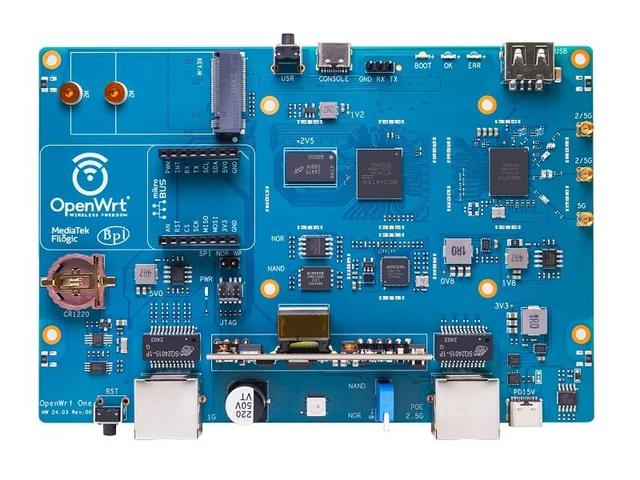 OpenWrt One router board by Banana Pi