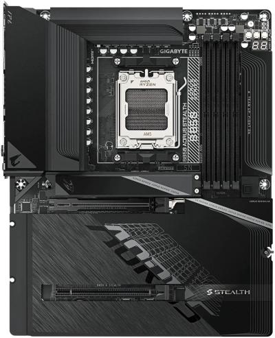 Gigabyte B850 AORUS STEALTH (AM5/AMD B850/ATX/Reverse-Connector Design/14+2+2 Phase VRM/DDR5-8200 OC/PCIe 5.0/WiFi 7)