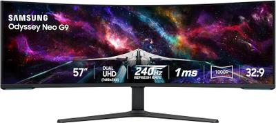 Samsung Odyssey Neo G9 57-Inch (G95NC) (32:9 Super-Ultrawide Mini-LED VA/240Hz/1ms/95% DCI-P3/DisplayHDR 1000)