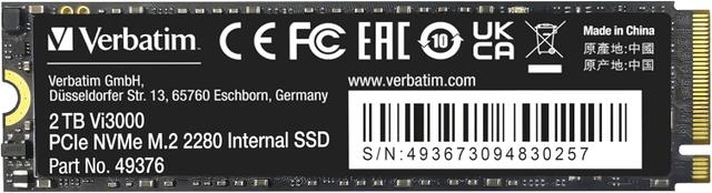 Verbatim Vi3000 NVMe SSD