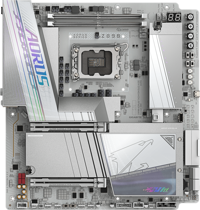 Gigabyte Z890 AORUS TACHYON DUO X ICE motherboard