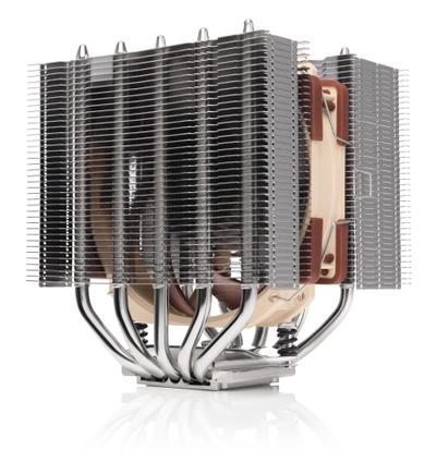 Noctua NH-D12L (Dual-Tower Air/6 Heatpipes/Single NF-A12x25r 120mm Fan/145mm Low-Profile Height/RAM Clearance Design)