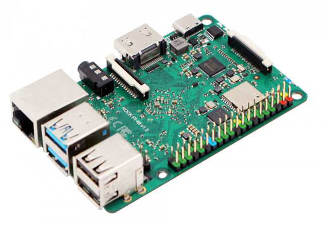 Radxa ROCK Pi 4B+ single-board computer