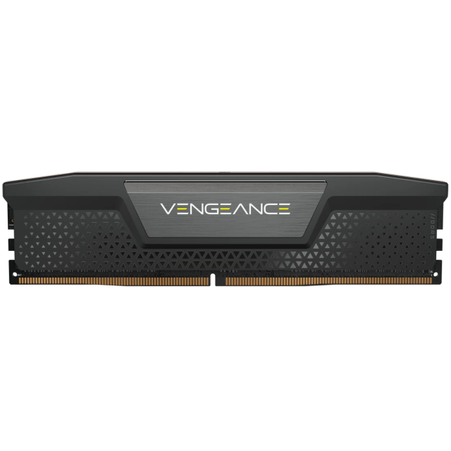 Corsair Vengeance CMK5X16G1B52C40A2 16GB DDR5 5200MHz CL40 desktop memory module, black, no RGB