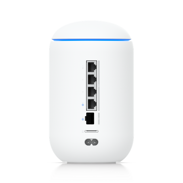 Ubiquiti UniFi Dream Router 7 with touchscreen display