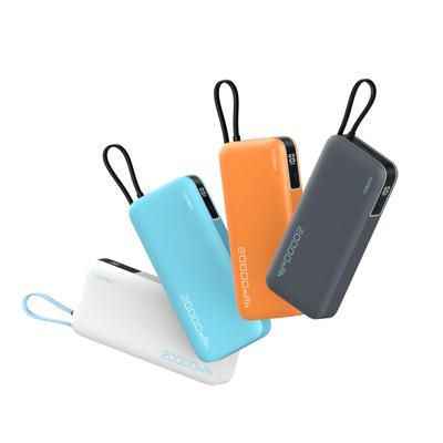 Cuktech 45W Power Bank (20,000mAh, Built-in Cable)