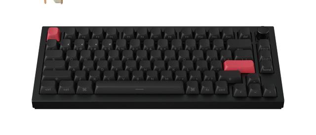Keychron Q1 Max 75% mechanical keyboard in black aluminium with rotary knob