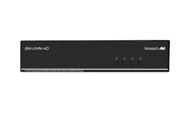 SmartAVI SM-UHN-4D-S 4-Port Dual-Head HDMI KVM Switch